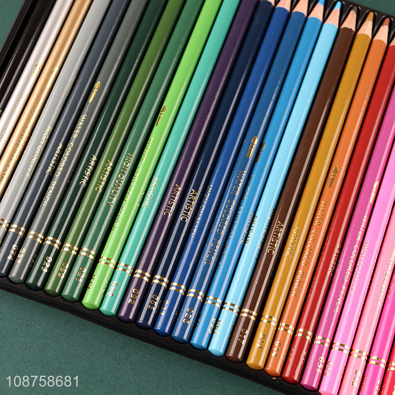 Online wholesale 36 colors water soluble color pencils for kids adults