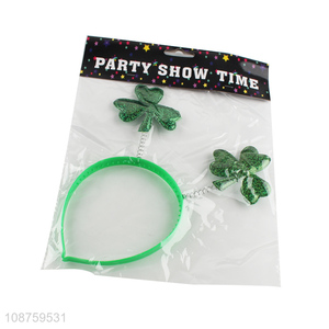 High Quality St. Patrick's Day Hair Hoop Plastic Irish Festival Headband