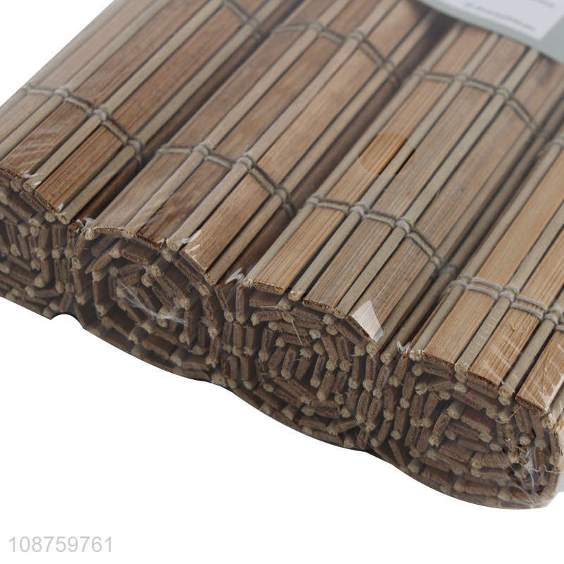 Most popular 4pcs bamboo non-slip place mat dinner mat for decoration