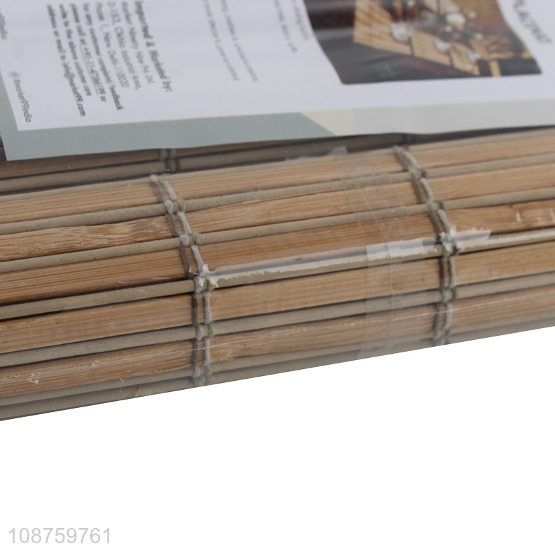 Most popular 4pcs bamboo non-slip place mat dinner mat for decoration