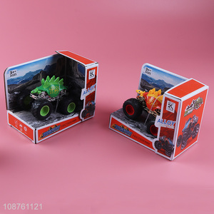 China imports friction powered car toy dino truck toy for kids