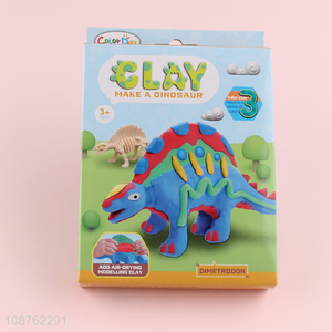 Hot selling air drying super light modeling clay with dino model