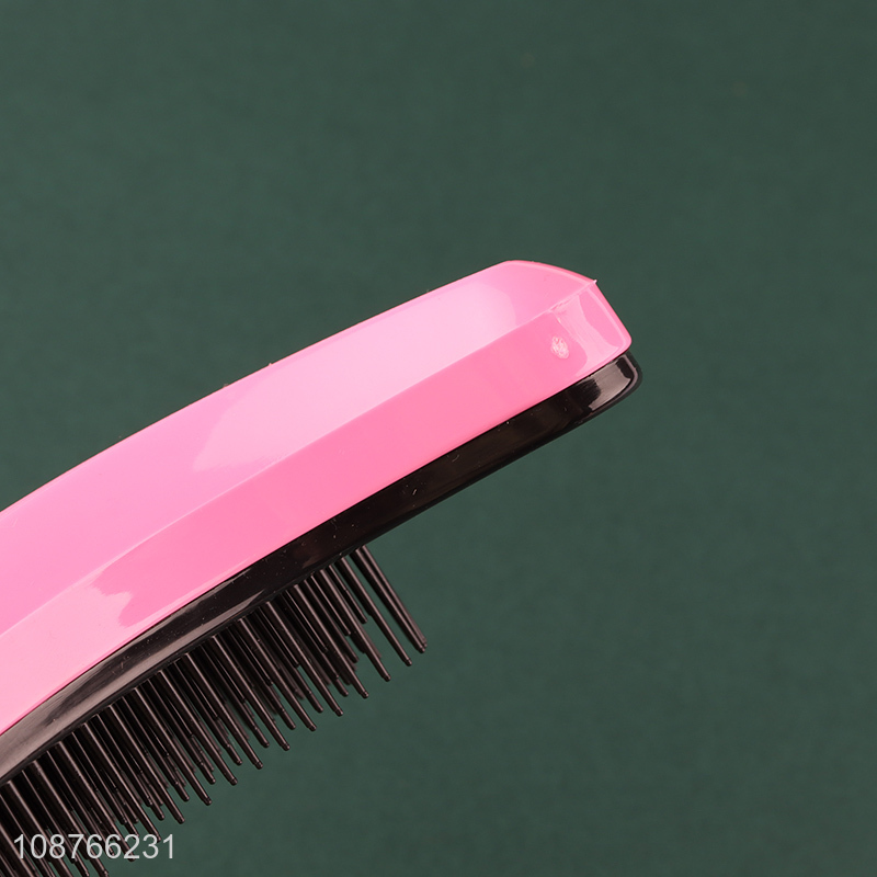 Hot selling plastic detangling comb hairbrush