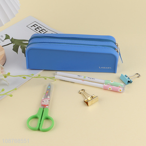 Hot selling waterproof silicone pencil case pencil pouch