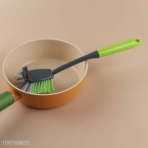 Low price double-sided pot brush