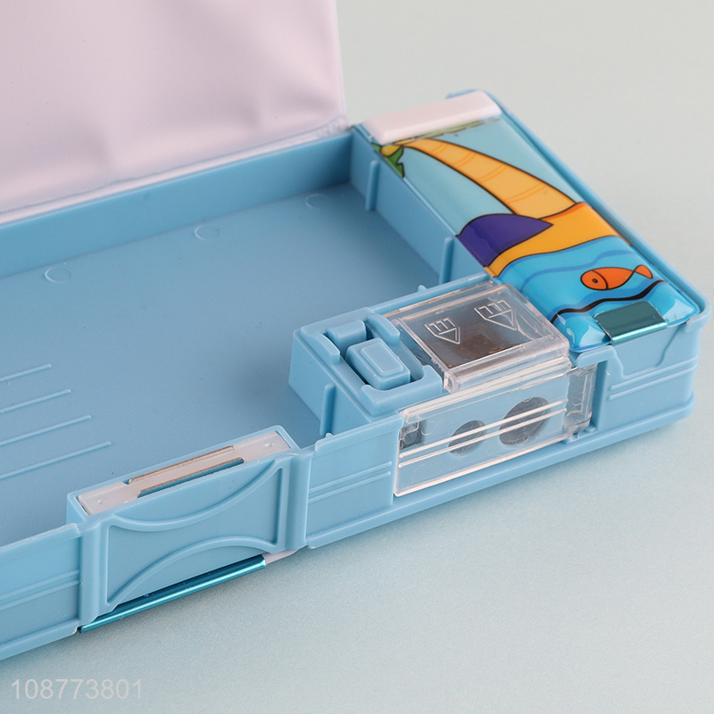 New arrival cartoon plastic pencil case pencil box