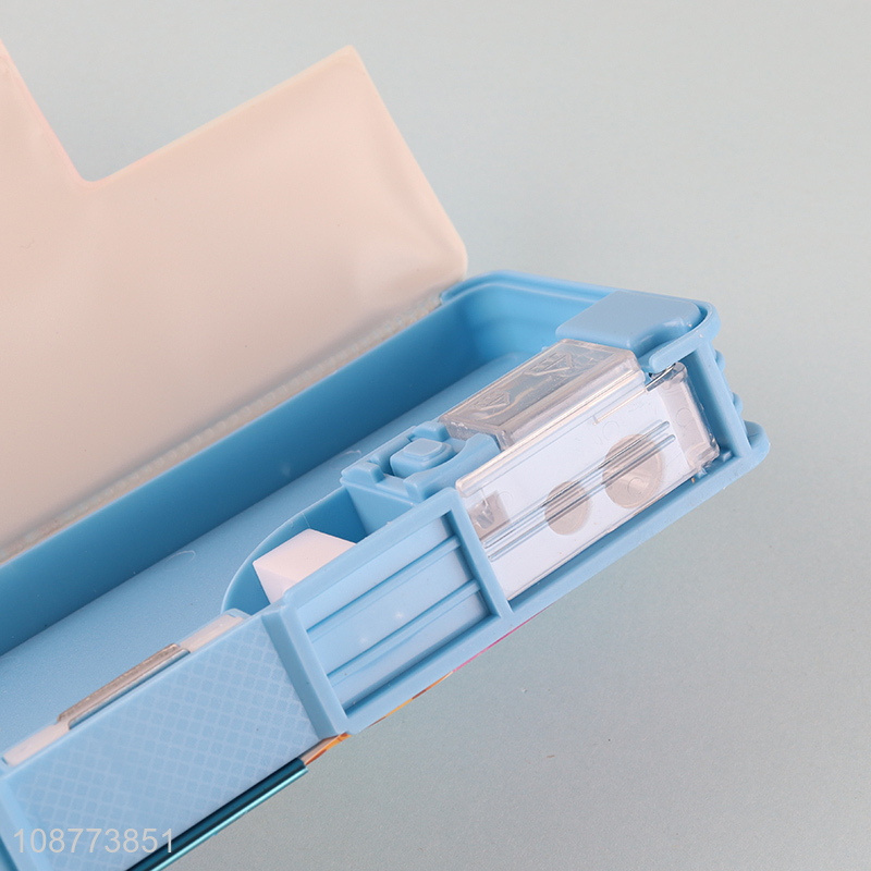 New product cartoon plastic pencil case pencil box