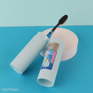 Factory supply portable travel toothbrush case holder