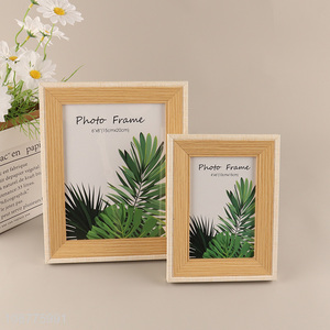 New product 4*6inch wooden picture frame for tabletop