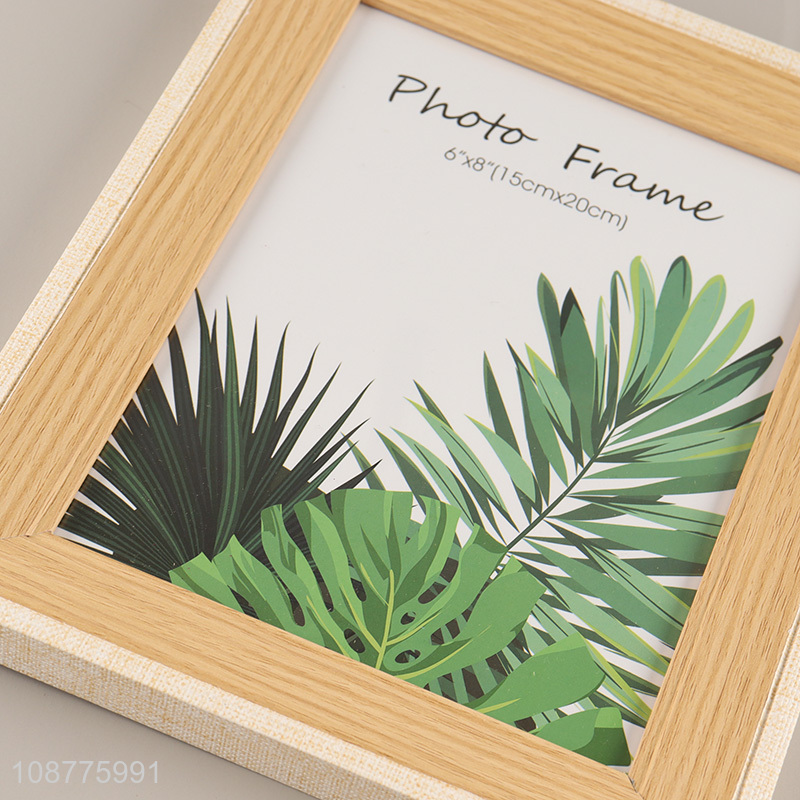 New product 4*6inch wooden picture frame for tabletop
