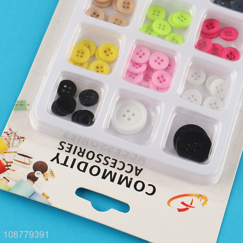 Factory supply round resin buttons for craft sewing