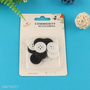Hot selling round 4-hole resin buttons for sewing