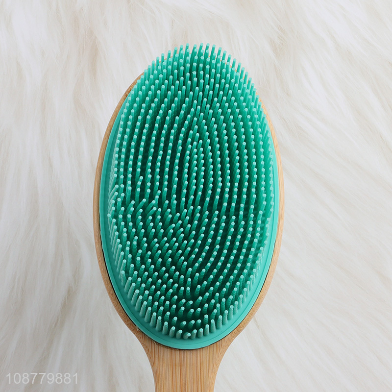 Hot sale double-sided silicone bath massage brush