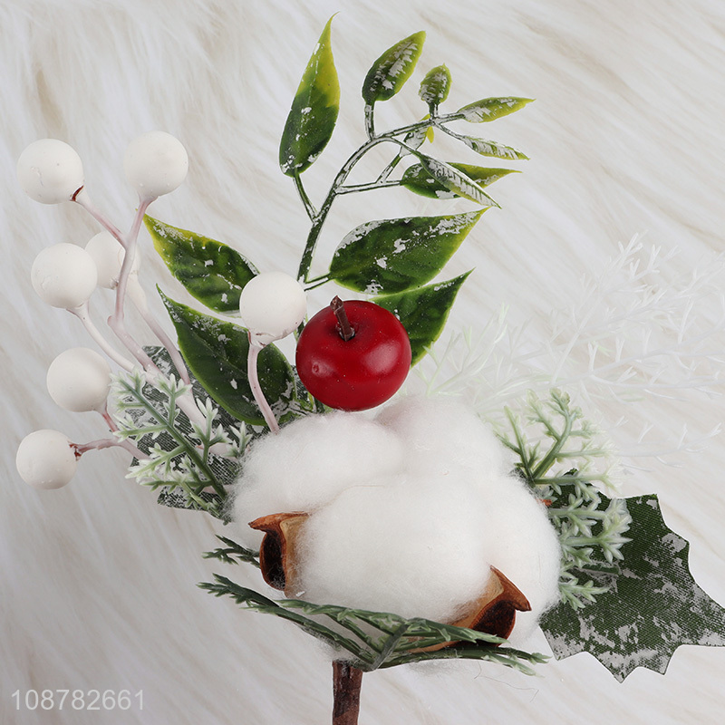 New product artificial Christmas picks for decoration