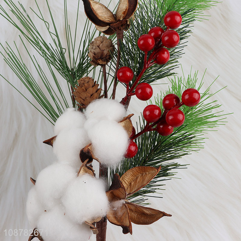Hot selling artificial Christmas picks for decoration