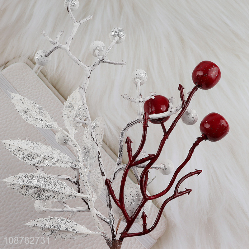 New arrival artificial Christmas picks with berries