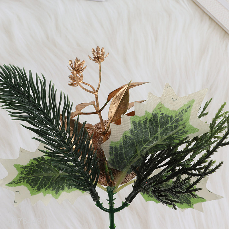 Hot selling artificial Christmas pine picks Christmas twigs