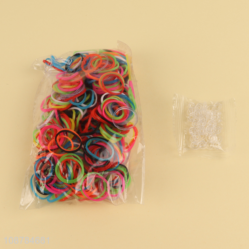 New arrival rainbow loom kit rubber band crafting kit