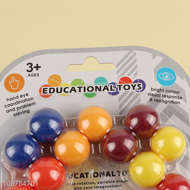Wholesale educational rainbow ball fidget sensory toys