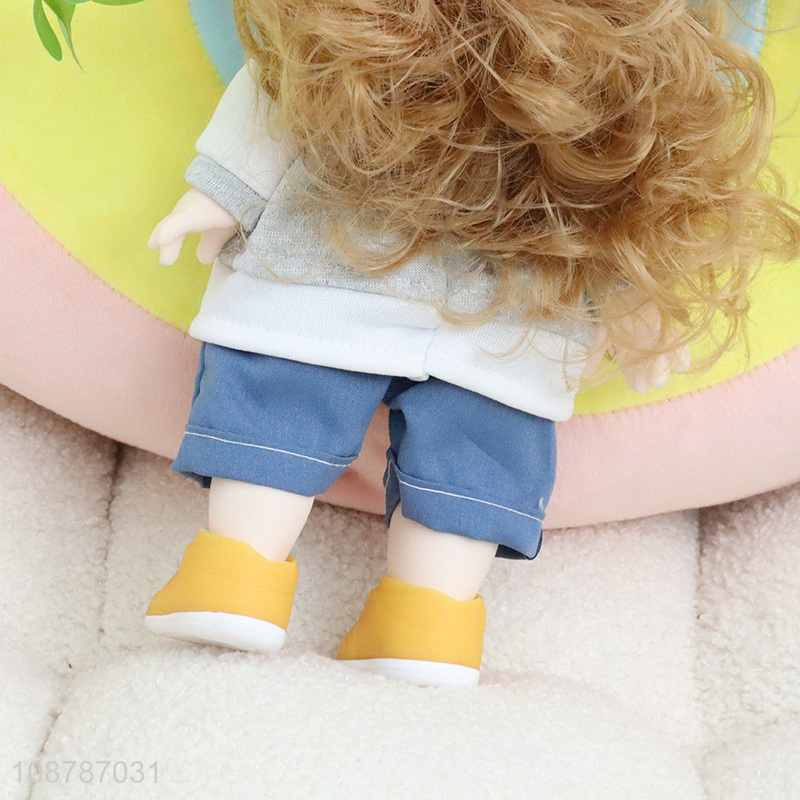 China imports cute long hair girl doll baby toys