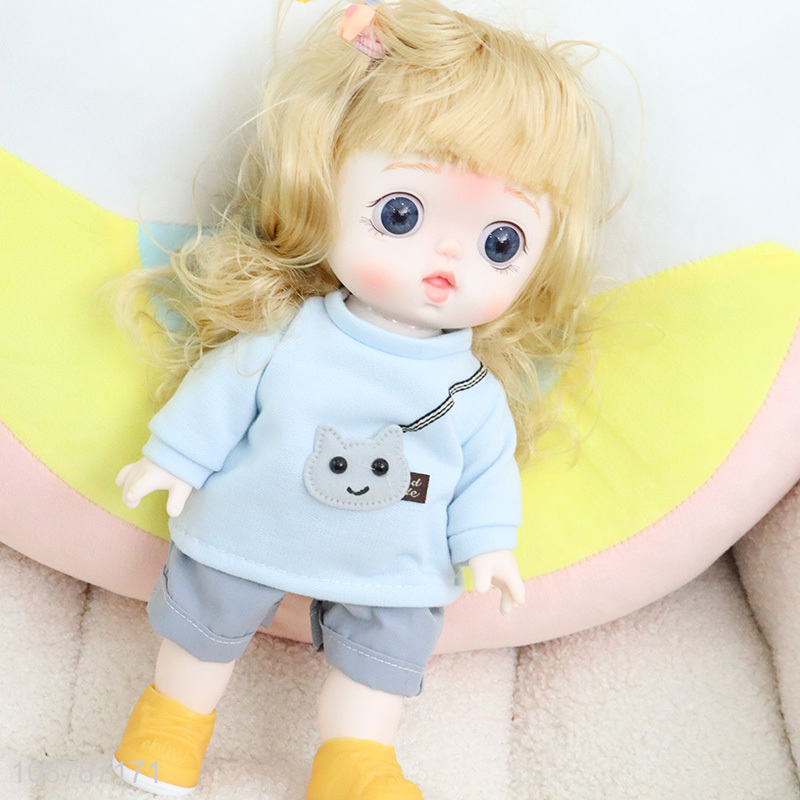 Popular product cute long hair girl doll baby toys