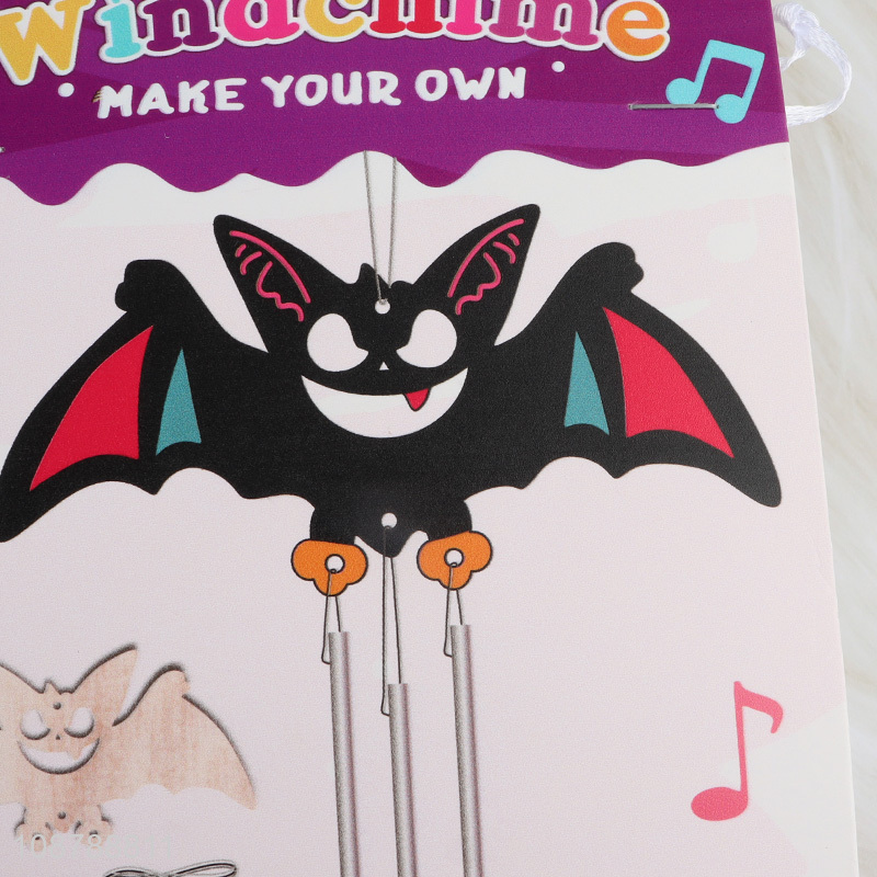 Good Quality 3D Cutting Wooden Bat Craft Painting Kit For Kids