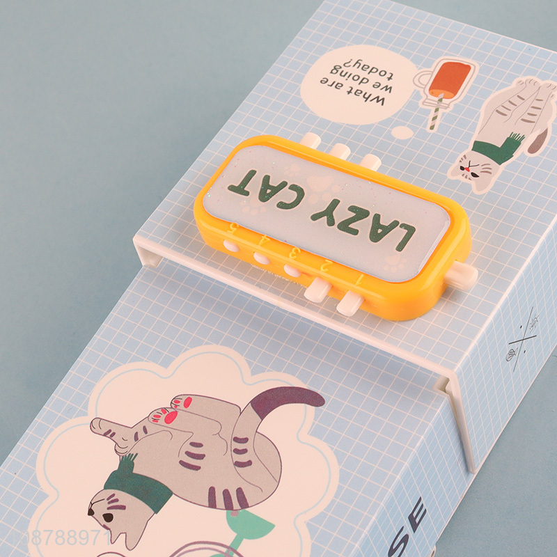 New arrival cute cartoon pencil case pencil box for kids