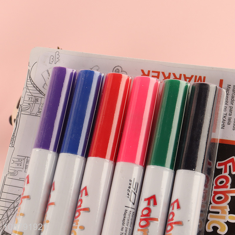 Hot items 6pcs non-toxic highlighter pen set