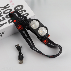 Wholesale 2LED Sensor Headlight (with 600mah 18650 <em>lithium</em> <em>battery</em>)