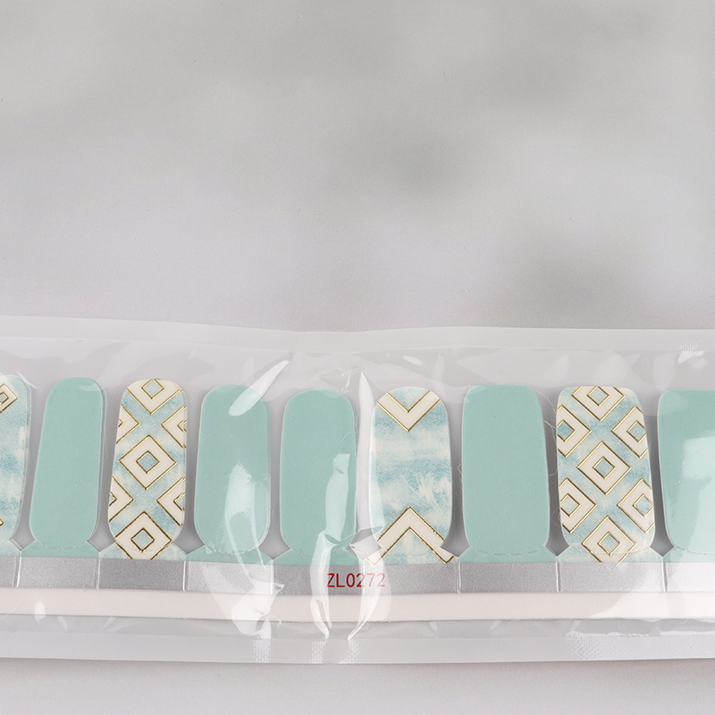 New product full wrap self adhesive nail polish stickers