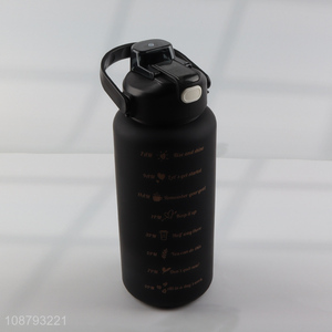 High quality 2000ml portable plastic sports water bottle