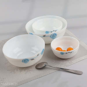 Wholesale round floral pattern ceramic <em>bowl</em> rice <em>bowl</em>