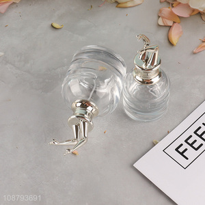 Yiwu market double wall glass perfume bottle