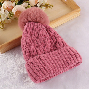 New arrival winter hat cuffed beanie knitted cap for women