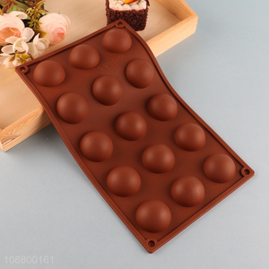 High quality semi-sphere silicone candy chocolate molds
