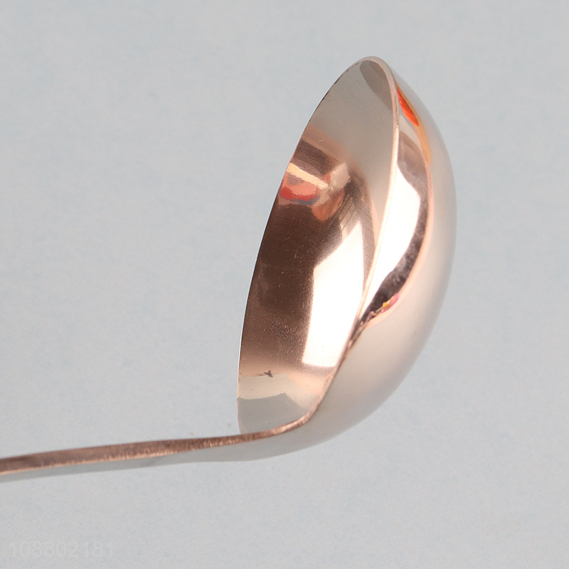 Wholesale durable stainless steel soup ladle serving ladle