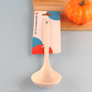 Wholesale wheat straw soup ladle spoon cooking utensils