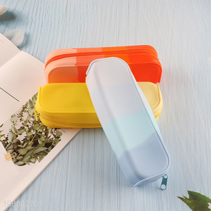 Good quality waterproof pencil pouch silicone pencil box