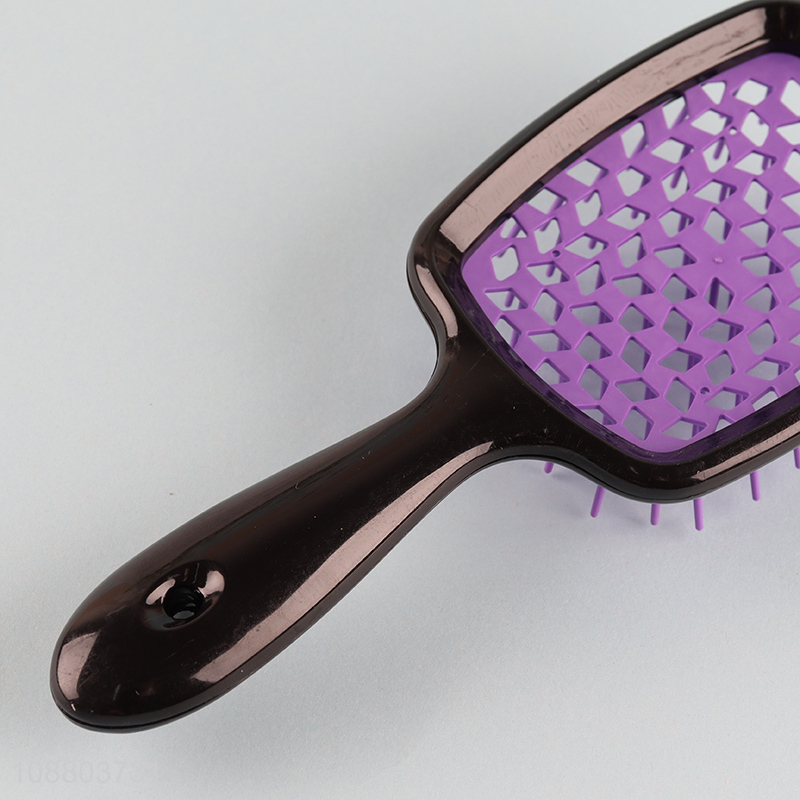 High quality hollowed-out scalp comb massage hair brush