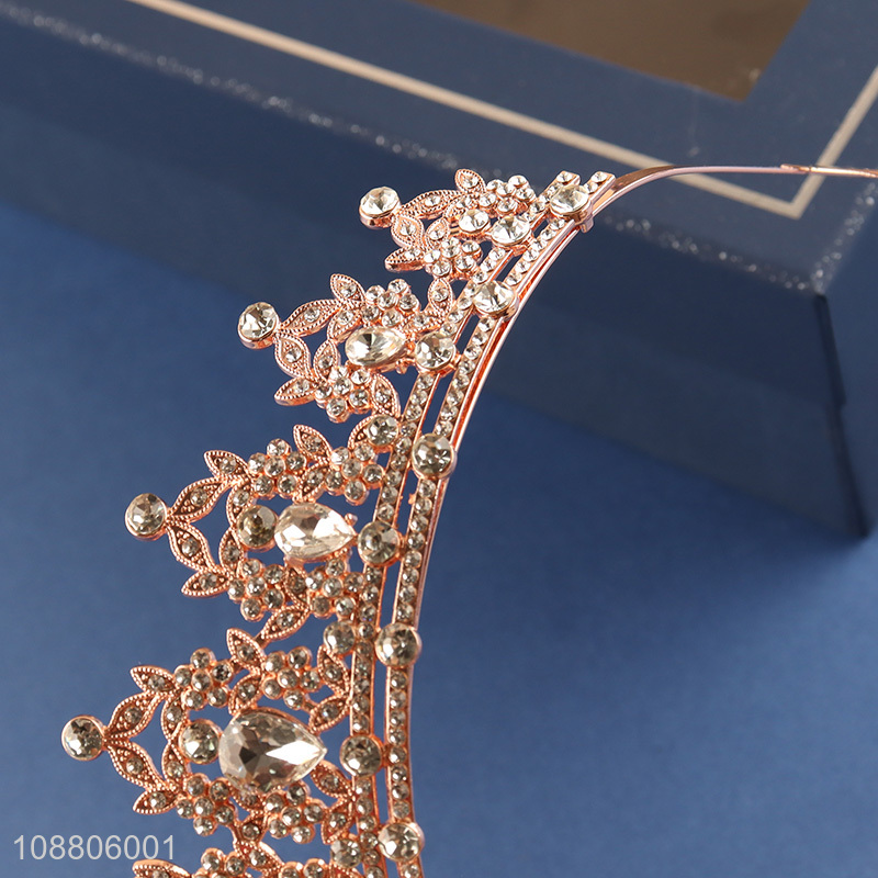 Hot selling vintage luxury rhinestone bridal tiara & crown