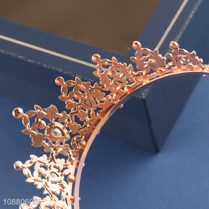 Hot selling vintage luxury rhinestone bridal tiara & crown