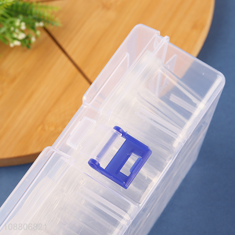 New arrival clear portable diamond painting storage container