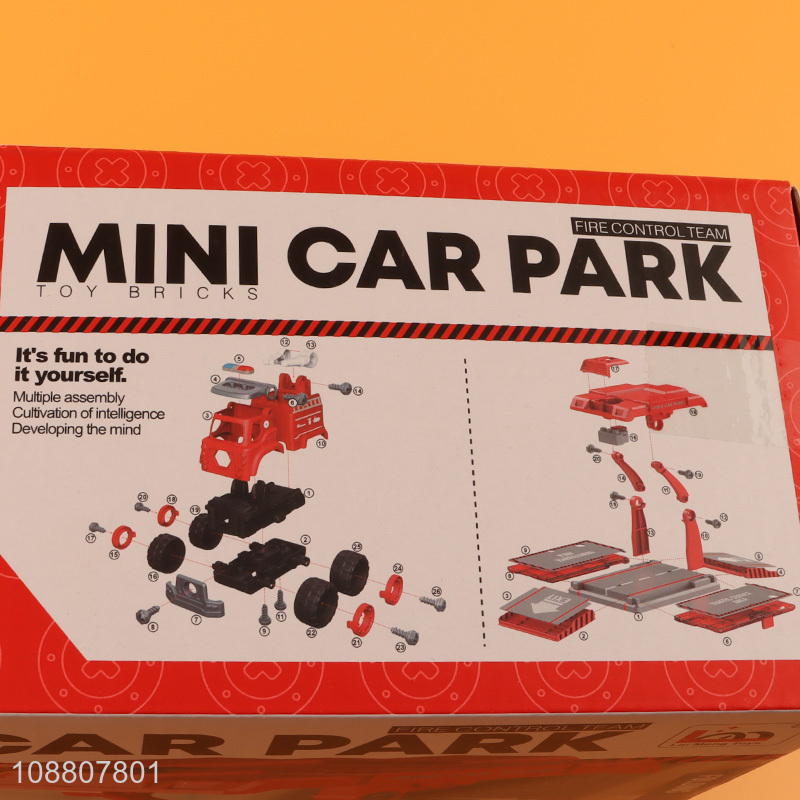 Hot products diy parking garage toy mini car park