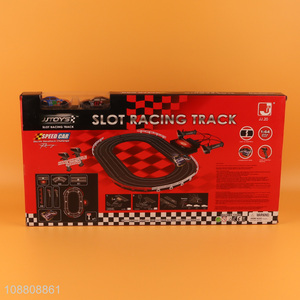 Factory wholesale kids slot racing track toy