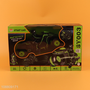New products 360 degree rotate RC stunt car toy