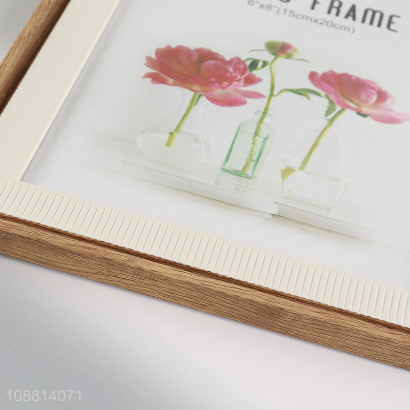 Good Quality 6*8Inch Standing Photo Frame for Tabletop Decor