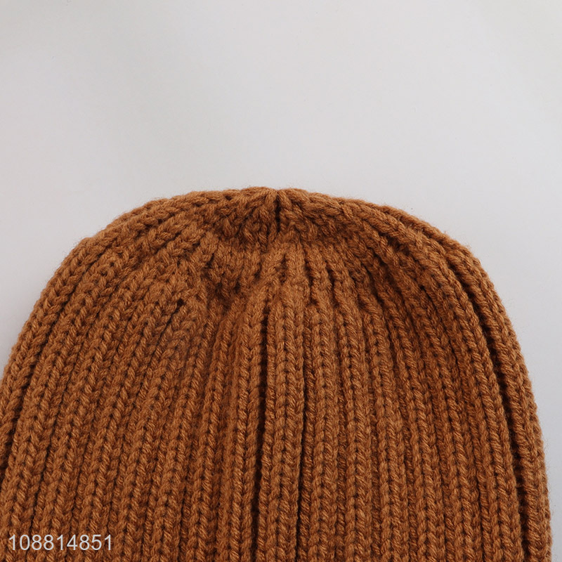Hot items winter warm knitted hat beanies for outdoor