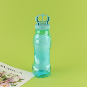 China imports colorful plastic water bottle with stickers