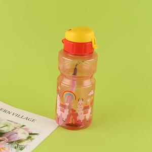 Online wholesale cartoon animal print plastic water bottle