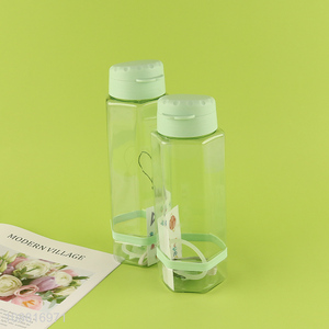 China supplier colorful plastic water bottle with handle